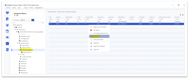 How to kill the process with a right-click.