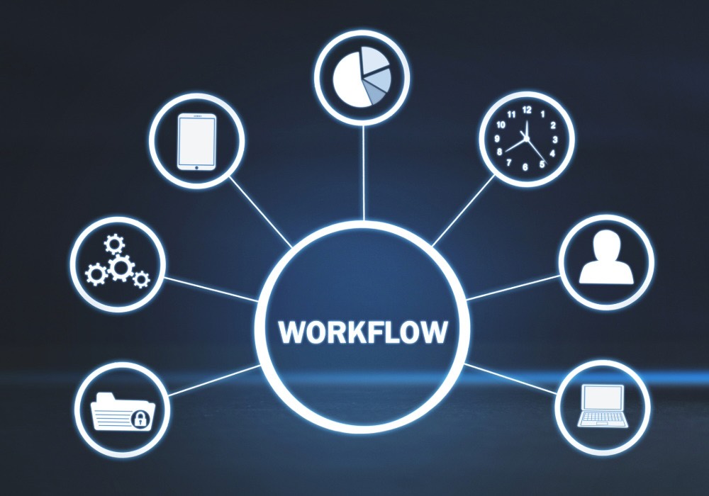 Graphic about workflow showing that database alert to fix time is important.