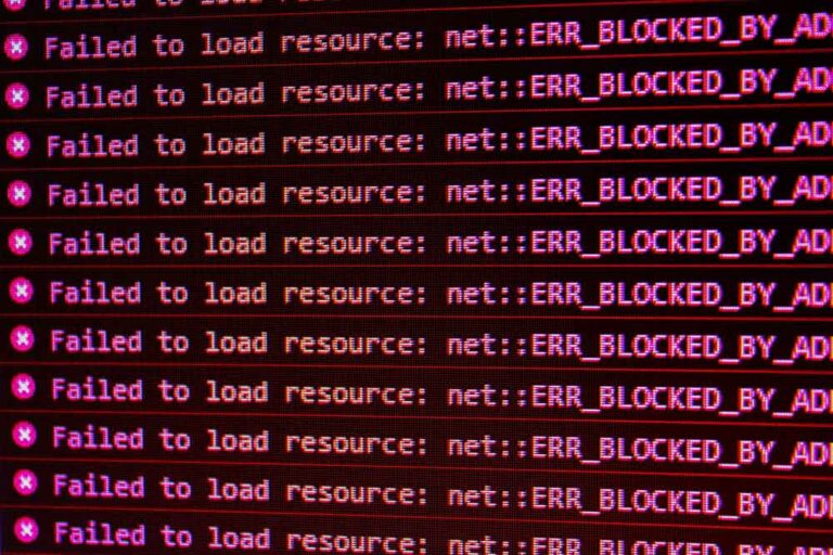 A screen full of SQL Server blocking messages.